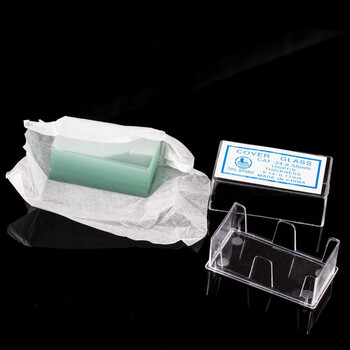 海斯迪克 HKCL-300 载玻片 显微镜用盖玻片 生物切片标本制作 20×20mm(5盒)
