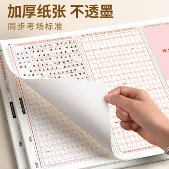 递乐 中考语文作文专用纸 考试标准 格子纸 A3 格子本 答题纸 稿纸 20张 SJA3020E986 答题卡
