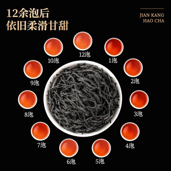 茗杰茶叶 武夷山原产正山小种 浓香型耐泡 送礼红茶叶礼盒500g