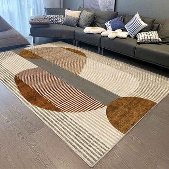 北欧地毯客厅ins风轻奢高级沙发茶几毯极简诧寂野奢简约卧室地毯垫
