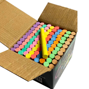 御杰11色200支白彩色粉笔套装儿童涂鸦笔无尘无毒粉笔教学黑板报专用彩色粉笔教师专用