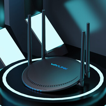 睿因（Wavlink）千兆无线路由器 WiFi6 5G双频AX1800高速网络Mesh组网游戏电竞千兆家用穿墙路由器 DX4