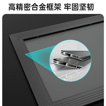 英微（IN&VI）投影幕布DHZ金属抗光幕布100英寸16:9家用窄边画框投影仪屏幕办公中长焦投影机软幕