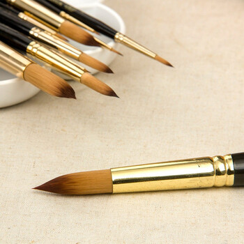 温莎牛顿【弗洛伊德同品牌】尼龙毛水粉画笔专业水粉颜料画笔勾线笔进阶画家专用水粉画笔6支套