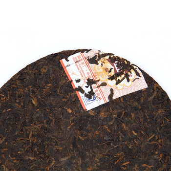 大益 茶叶 普洱茶熟茶 中期唛号茶2007年7752礼盒357g 