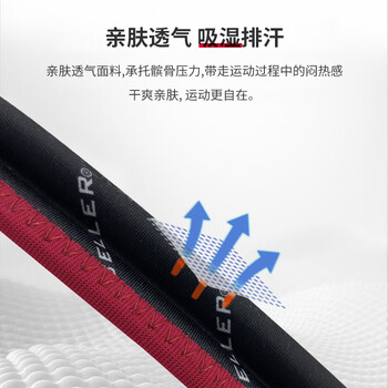 慕乐（Mueller）跳跃膝髌腱加压带髌骨带运动护膝髌骨带加压带均码男女红色51997