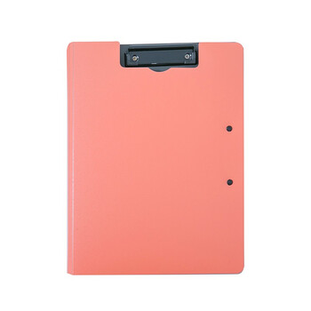 三年二班A4文件夹折页板夹莫兰迪色系学生卷子收纳夹商务办公用品会议夹书写垫板文具夹子 黑色双夹