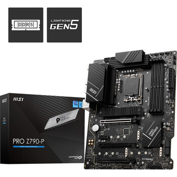 微星(MSI) PRO Z790-P DDR5电脑主板 支持 CPU 13600KF/13700KF/14700KF (Intel Z790/LGA 1700)
