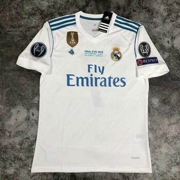 奥绣芙顶配版1718赛季皇马主场足球服皇马7号罗纳尔多球衣c罗倒挂金钩