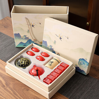 lism功夫茶具礼盒套装国风礼物送长辈国潮公司活动伴手礼定制logo新