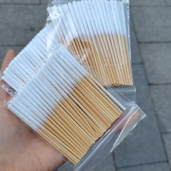 300支加长头祛斑液专用棉签化妆保养美容院排毒液专用细棉花棒 加厚款