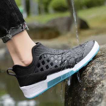 水鞋男款春季雨天外穿防水防滑低帮雨鞋男士钓鱼工作劳保耐磨胶鞋黑白