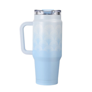 星巴克青雾梦影款双饮口车载杯 双层真空杯身双饮口  880ml 11164854