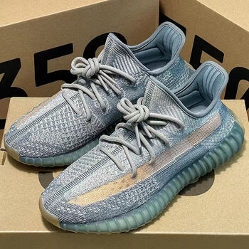 安福椰子鞋350满天星跑步透气男女夏季网鞋潮鞋精灵蓝安福椰子44