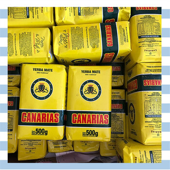 阿根廷进口 無梗canarias众球星御用马黛茶500g茶叶23年8月新茶 红色