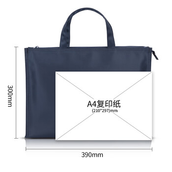 得力(deli)办公会议包事务包文件包 大容量商务拉链手提袋公文包 男女缎面材质防水耐磨电脑隔层 蓝色 得力(deli)办公会议包事务包文件包 大容量商务拉链手提袋公文包 男女缎面材质防水耐磨电脑隔层 蓝色