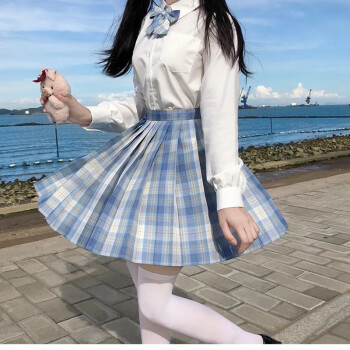 唐努烏jk長袖襯衫裙套裝電競少女jk制服正學生百褶裙格裙校服日系正統