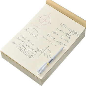 三年二班【全网低价】5本装B5/40页护眼草稿本空本小学生初中生演算草稿纸数学大学考研数学作业纸 5本装