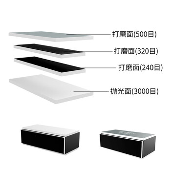 卡夫威尔四面打磨抛光砂纸块球杆皮头240/320/500/3000目 10片 YS4842