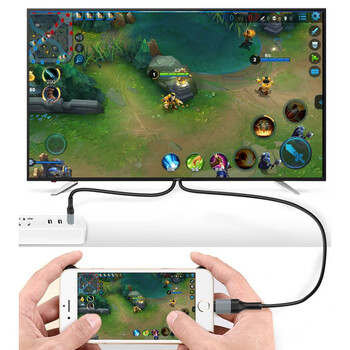 连拓 苹果手机投屏线iPhone13/12 Lightning转HDMI高清连接线 ipad同屏线 电视显示器投影仪视频投屏器