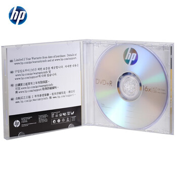 惠普(HP)DVD+R 光盘/刻录盘 空白光盘 光碟16速4.7GB 办公系列 盒装10片 惠普(HP)DVD+R 光盘/刻录盘 空白光盘 光碟16速4.7GB 办公系列 盒装10片