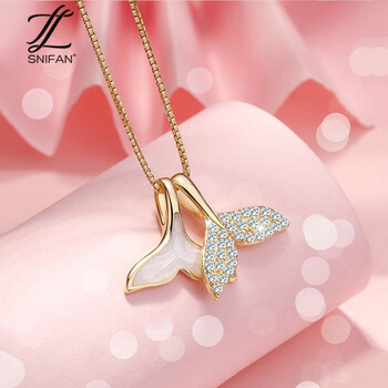 时尼梵美人鱼项链