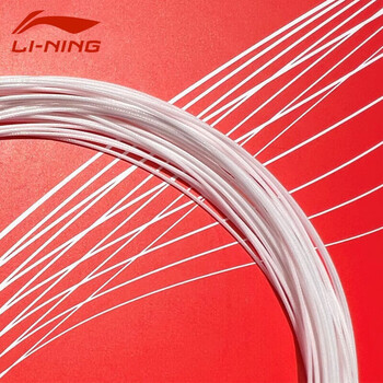 李宁(LI-NING)羽毛球线耐打高弹羽拍网线击球清脆手感适中耐久均衡球线 1条装 李宁(LI-NING)羽毛球线耐打高弹羽拍网线击球清脆手感适中耐久均衡球线 1条装