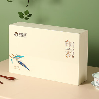 新旭堂茶叶白茶安吉礼盒装绿茶2026新茶春茶特级端午节日送长辈礼物250g