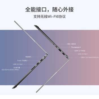 ThinkPad联想ThinkBook 14 英特尔酷睿i7 便携轻薄办公笔记本电脑13代i7 16G 1T 2.2K