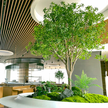 草仿真吊钟树绿植造景橱窗装饰马醉木室内外北欧风摆件大型楼梯景观