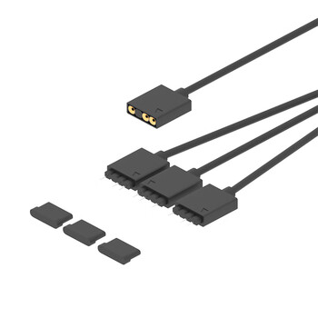 佳翼（JEYI）风扇ARGB一分三延长线 神光同步集线器 ARGB 5V拓展线 ARGB-HUB13