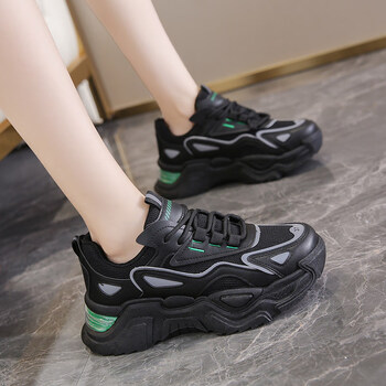 科目二练车鞋女冬季学车鞋女专用考驾照踩离合棉鞋女生加绒保暖老爹鞋