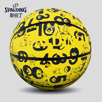 斯伯丁&宝可梦联名款篮球室外7号橡胶篮球84-578Y黄色 斯伯丁&宝可梦联名款篮球室外7号橡胶篮球84-578Y黄色