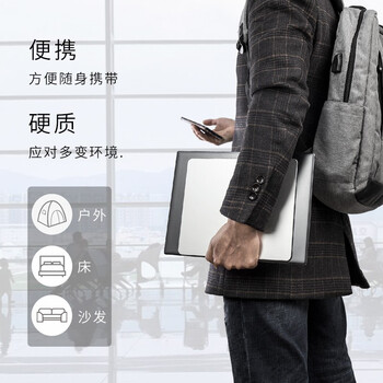 鹿为 电脑办公游戏金属鼠标垫 适用于游戏Mac鼠标垫外星人铝合金硬鼠标垫 SD1081-JD中号银色