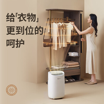 德业（Deye）除湿机/抽湿机 除湿量12升/天 20㎡家用轻音地下室干衣机除湿器 母婴养宠 银离子抗菌DYD-B12A3