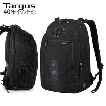 TARGUS泰格斯双肩电脑包15.6英寸商务背包轻便书包笔记本包潮流 黑 013