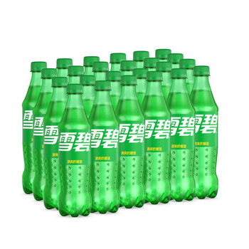 雪碧sprite柠檬味汽水碳酸饮料500600ml24瓶整箱装可口可乐出品新老