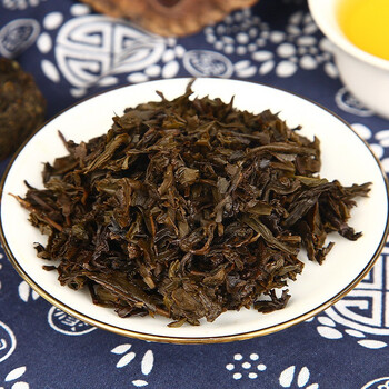 白沙溪茶叶安化黑茶金花茯茶砖茶5年陈福天下礼盒装640g送礼袋