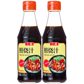 三岛照烧汁 235g  日式调料0脂肪照烧汁照烧酱照烧排骨鸡肉吉野家 2瓶