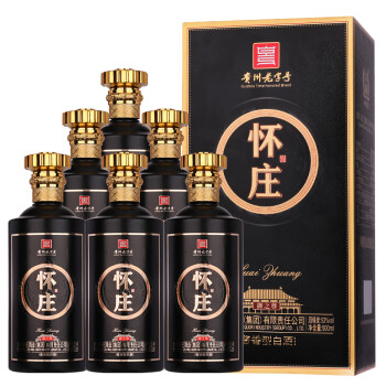 懷莊御之尊(黑色) 醬香型白酒 53度 500ml*6瓶 整箱裝(內含禮袋)