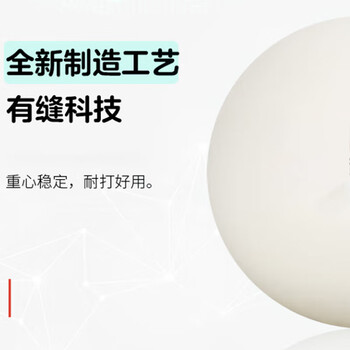 DOUBLE FISH DHS乒乓球 40+赛顶白色比赛训练体育用品乒乓球（十只装）