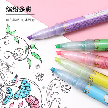 斑马牌 (ZEBRA)晶亮荧光笔 彩色标记笔 Kirarich系列学生记号笔 WKS18 紫色 斑马牌 (ZEBRA)晶亮荧光笔 彩色标记笔 Kirarich系列学生记号笔 WKS18 紫色