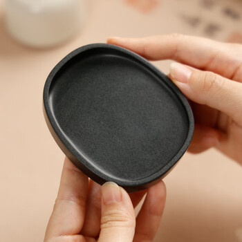 【全网低价】弘梅匠人手造砚台歙砚 青鱼子原石天然掌中宝带盖砚台 文房四宝礼品送礼礼盒装砚台 【全网低价】弘梅匠人手造砚台歙砚 青鱼子原石天然掌中宝带盖砚台 文房四宝礼品送礼礼盒装砚台