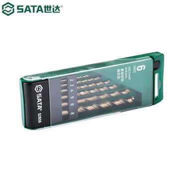 世达（SATA）52806 6件套直柄含钴麻花钻