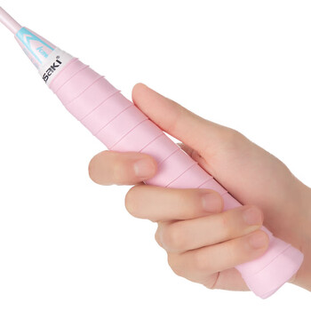 川崎（KAWASAKI）羽毛球手胶软弹粘性减震防滑吸汗带超软001藕荷粉（10条装）