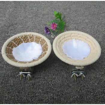 手编麻绳棉绳鸟窝繁殖窝鸟巢玉鸟鸟窝 芙蓉鸟金青鸟金丝雀巢窝礼品