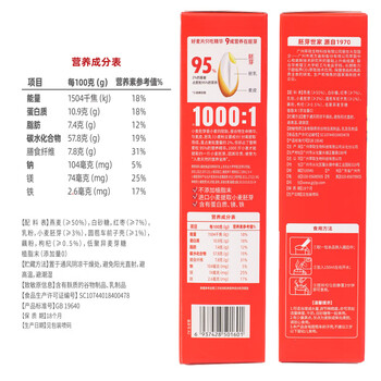 精力沛红枣枸杞小麦胚芽燕麦片480g/盒牛奶麦片即食冲泡早餐送礼礼品盒