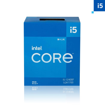 英特尔(Intel) i5-12400F 酷睿12代 CPU处理器 6核12线程 单核睿频至高4.4Ghz 10400F迭代升级款