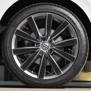 大众cc改装专用个性轮毂贴纸2019款大众cc轮毂19寸划痕装饰修复贴碳纤