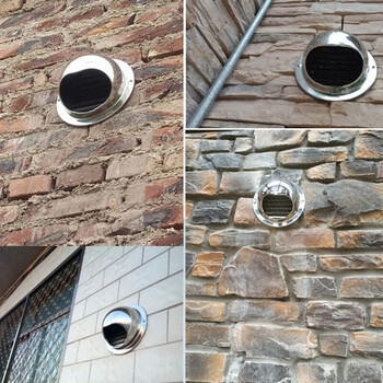 室外油烟机防风罩厨房出风口防雨帽外墙通风排风口油烟机防风罩防鸟罩